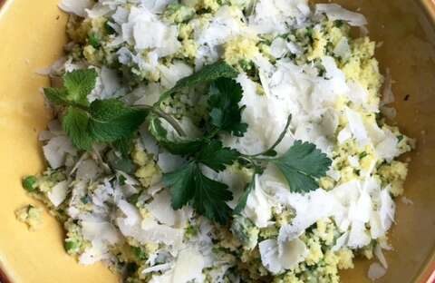 Snapchat vlog nr. 5 (recept): Siciliaanse couscous salade met tuinbonen & doperwten