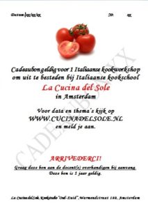cadeaubon kookworkshop kookcursus gift voucher cooking workshop cooking course