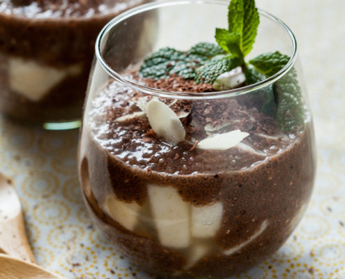 chocolate chia pudding