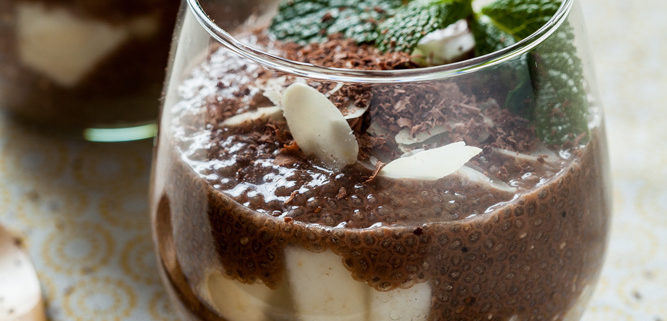 chocolate chia pudding