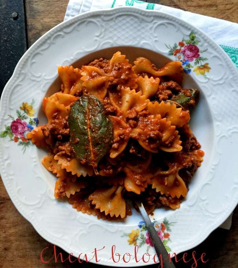 “Cheat” bolognesesaus