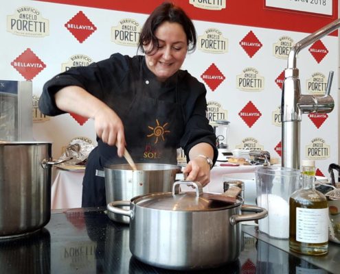 Nicoletta Tavella cooking