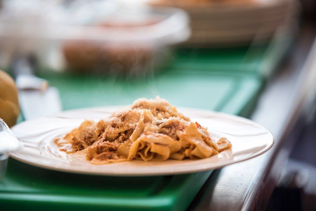 Pappardelle met Toscaanse konijnensaus
