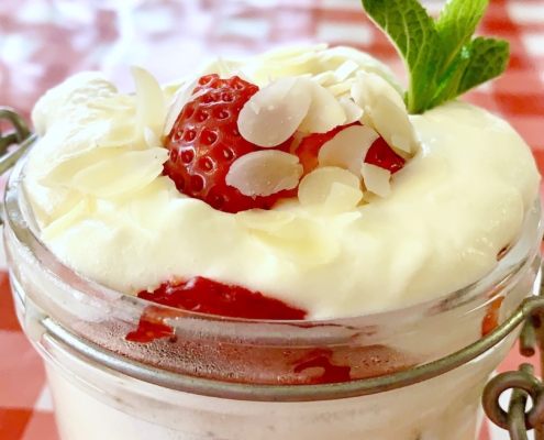 strawberry and limoncello tiramisù