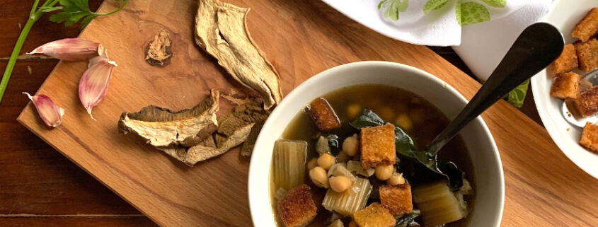 zimin chard and chickpea soup