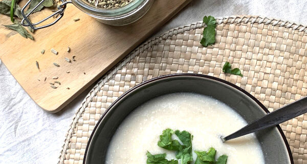 cauliflower and coconut soup