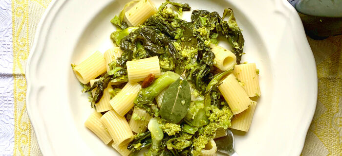 pasta with cime di rapa