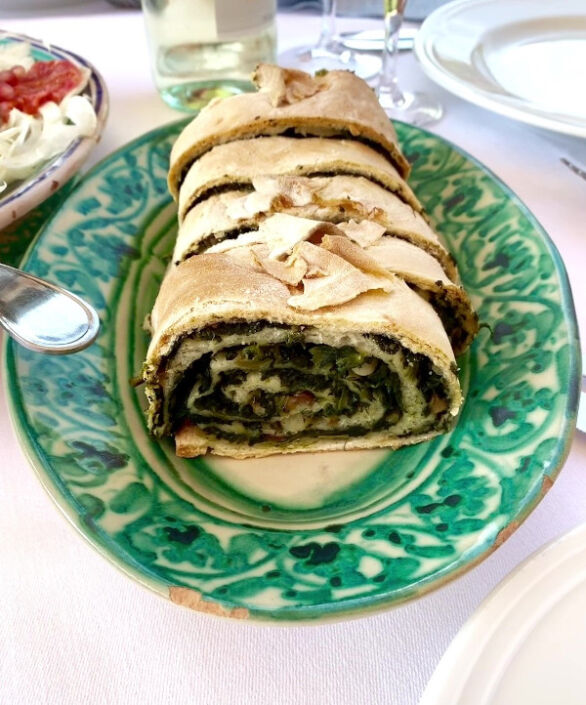 Sicilian fuazza agli spinaci