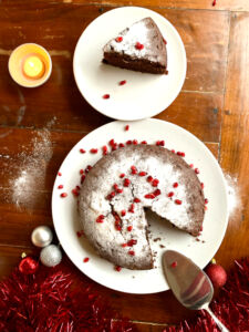 SPICED TRIPLE CHOCOLATE AND ESPRESSO CAKE