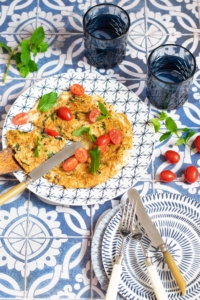 no-waste frittata with veggies