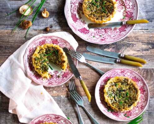 mushroom tartlets